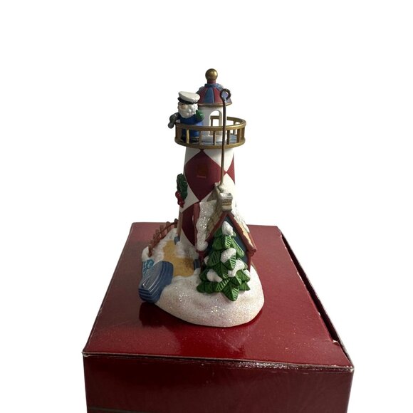 Carlton Cards Vintage 2001 Santa By The Sea Lighted Christmas Decoration - Picture 3 of 8